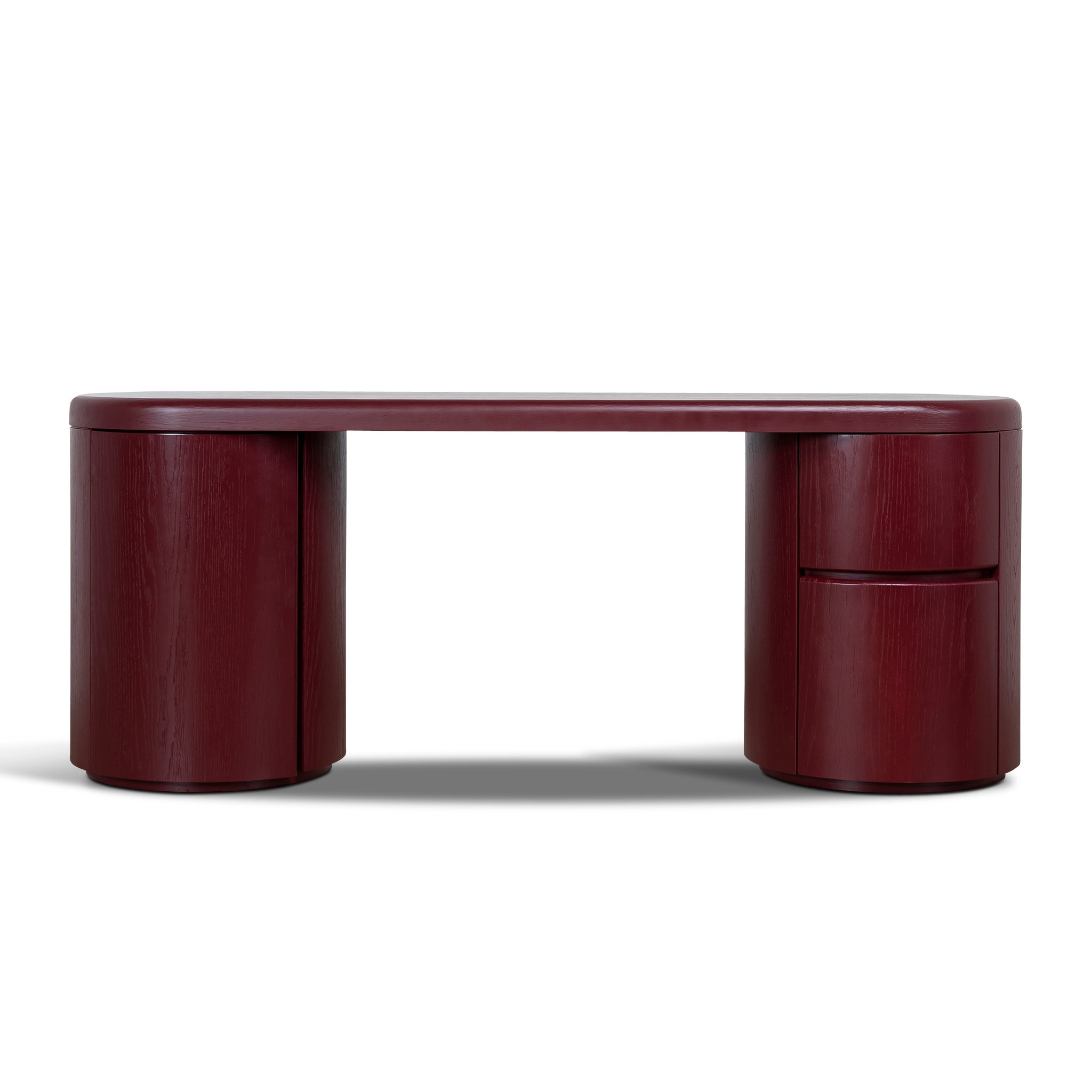 1.9M Office Desk | Burgundy Red | Myka Home