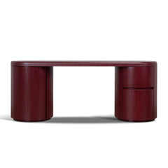 1.9M Office Desk | Burgundy Red | Myka Home