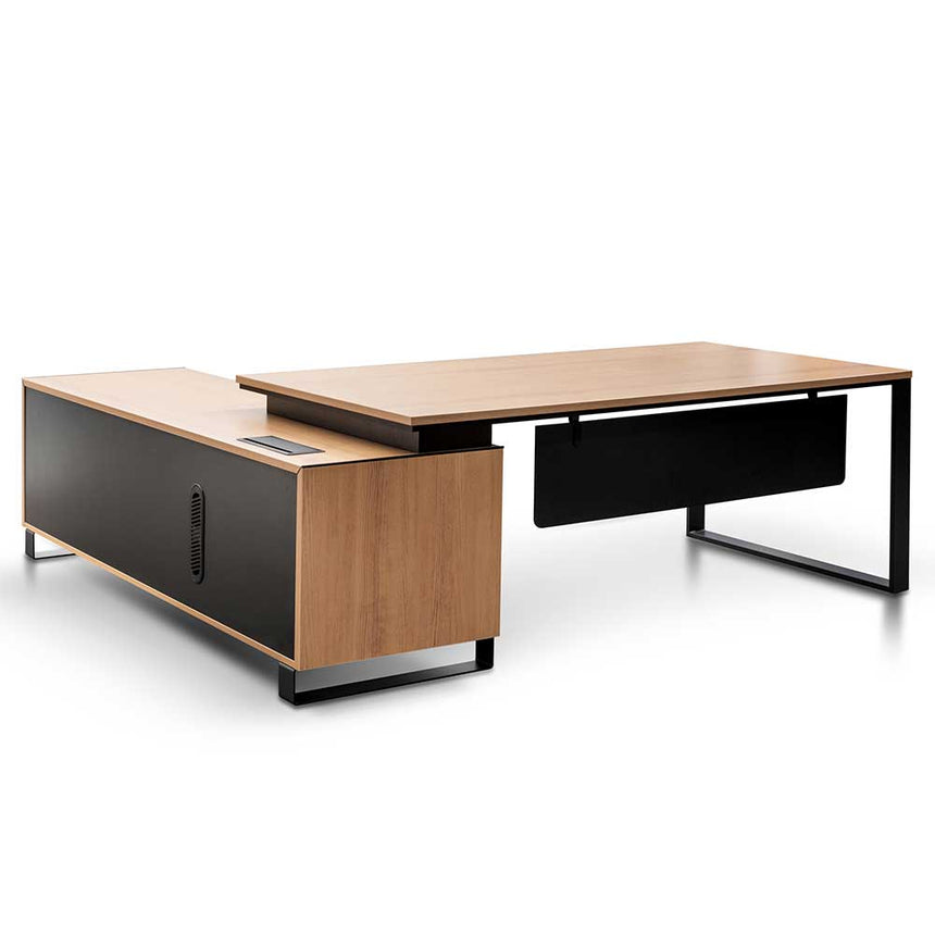 Ex Display - COT6543-SN 2.3m Right Return Office Desk - Natural - View 3