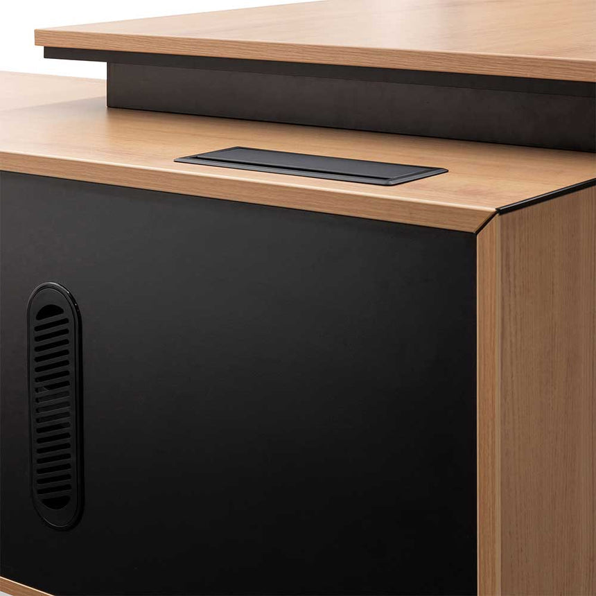 Ex Display - COT6543-SN 2.3m Right Return Office Desk - Natural - View 9