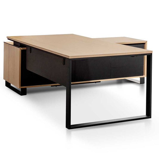 COT6543-SN 2.3m Right Return Office Desk - Natural