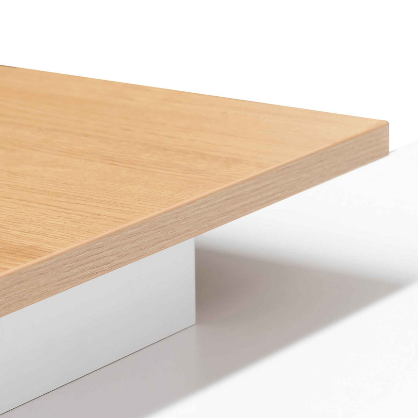 160cm Left Return Executive Office Desk | Natural | Myka Home - View 11