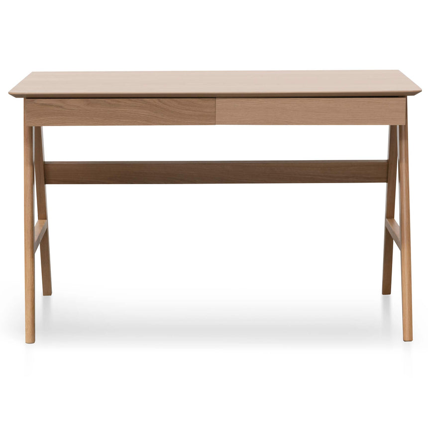1.2m Wooden Office Desk | Natural | Myka Home - View 2