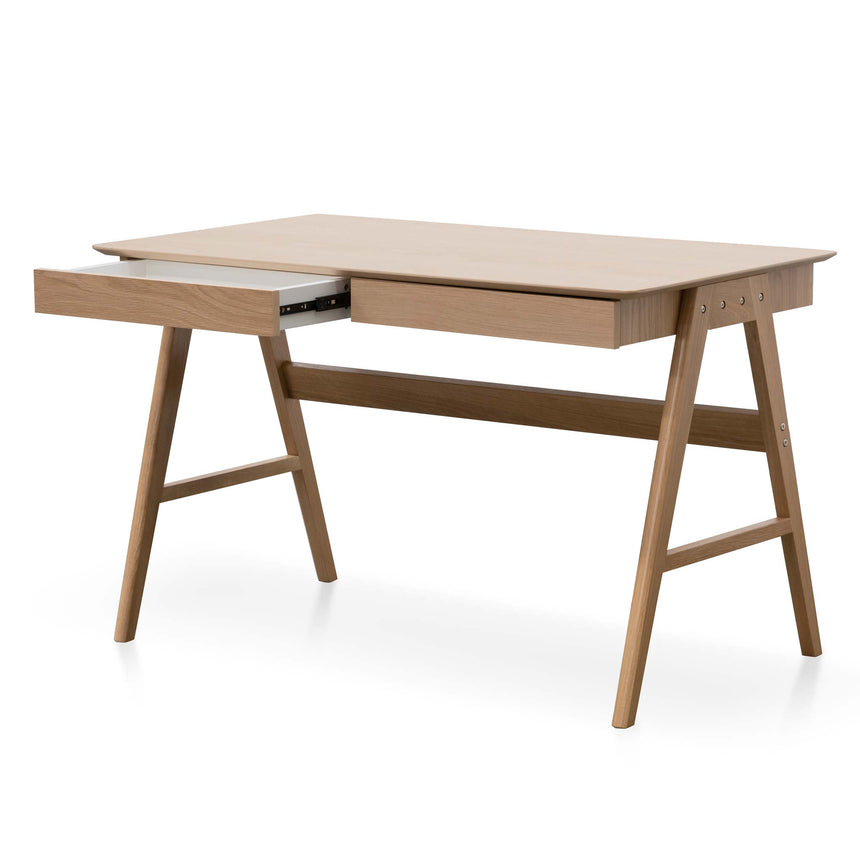 1.2m Wooden Office Desk | Natural | Myka Home - View 4