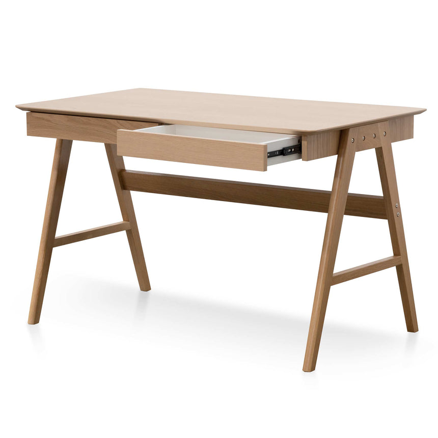 1.2m Wooden Office Desk | Natural | Myka Home - View 5