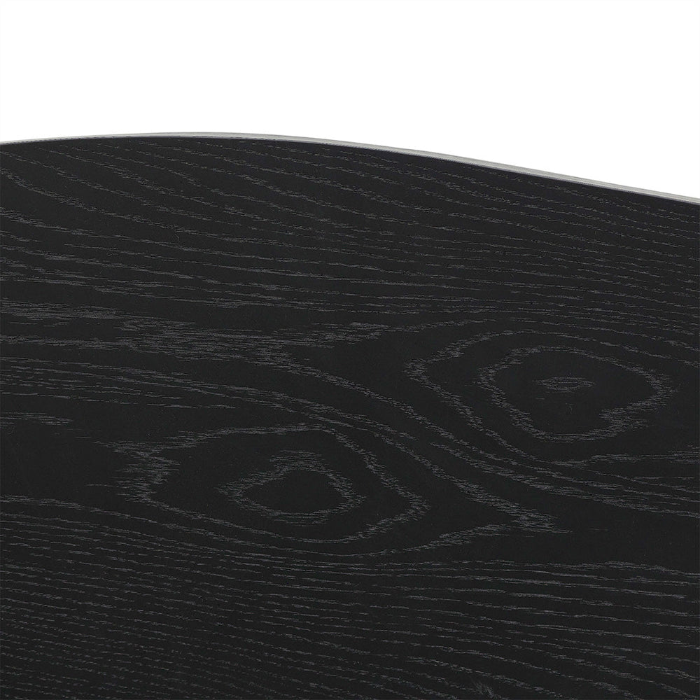 1.6m Office Desk | Black Oak | Myka Home - View 6