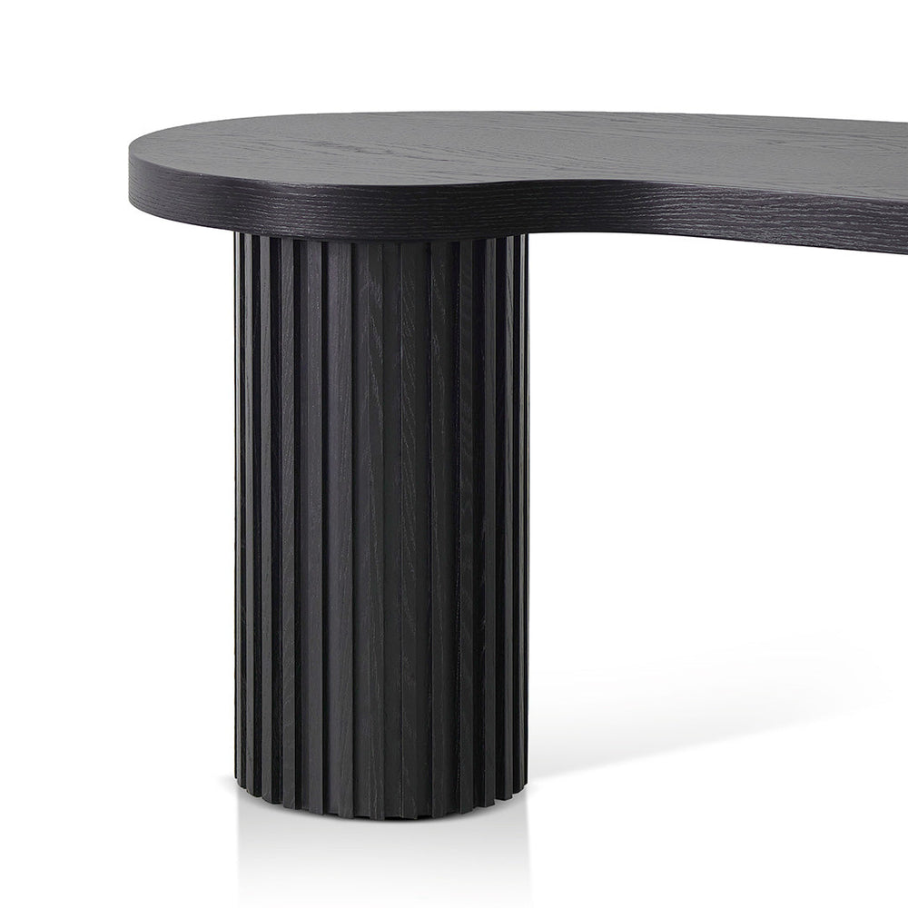 1.6m Office Desk | Black Oak | Myka Home - View 8