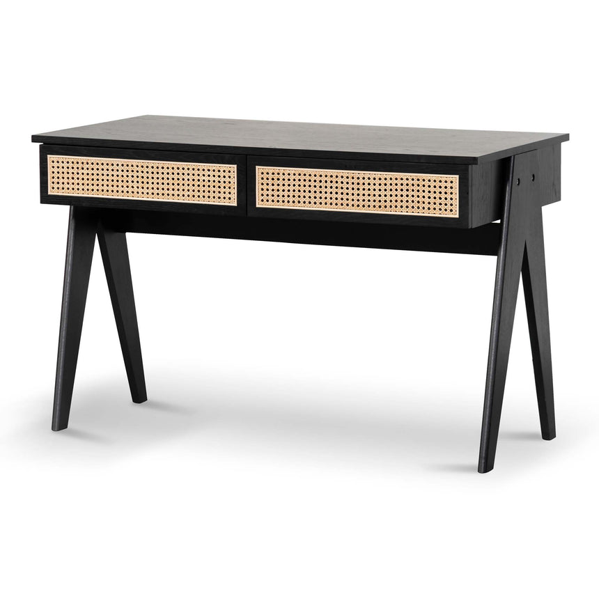 1.2m Home Office Desk | Full Black | Myka Home