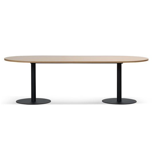 COT8129-SN 2.4m Oval Meeting Table - Natural