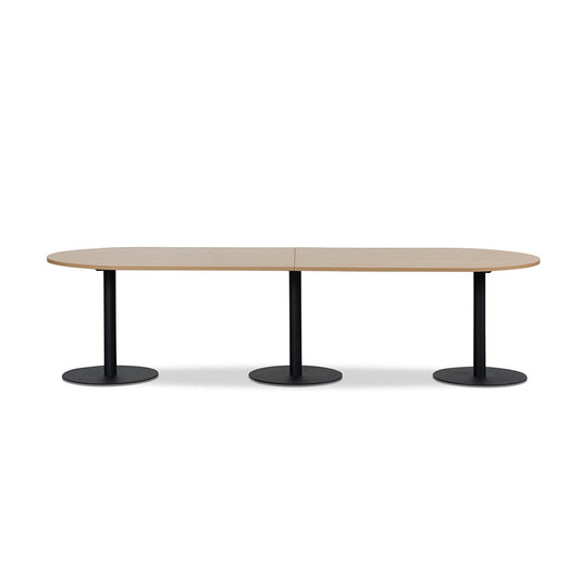 3m Oval Meeting Table | Natural | Myka Home