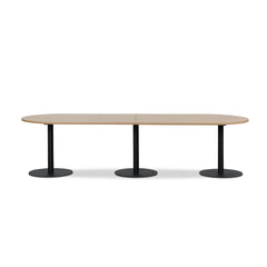 3m Oval Meeting Table | Natural | Myka Home