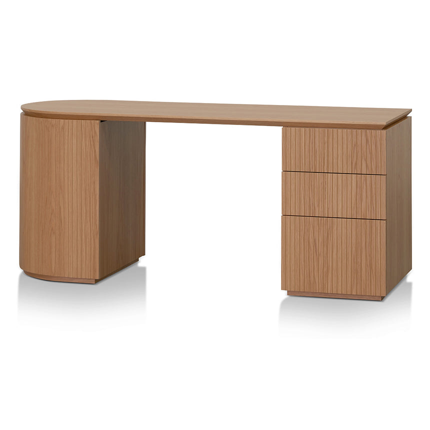 1.77m Right Drawer Office Desk | Natural Oak | Myka Home