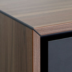 COT8349-SN 2.3m Left Return Office Desk - Walnut