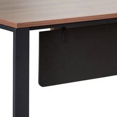 COT8349-SN 2.3m Left Return Office Desk - Walnut