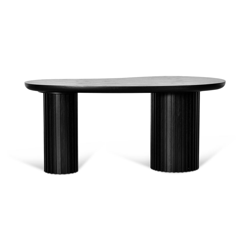 1.7m Office Desk | Black Oak | Myka Home - View 4