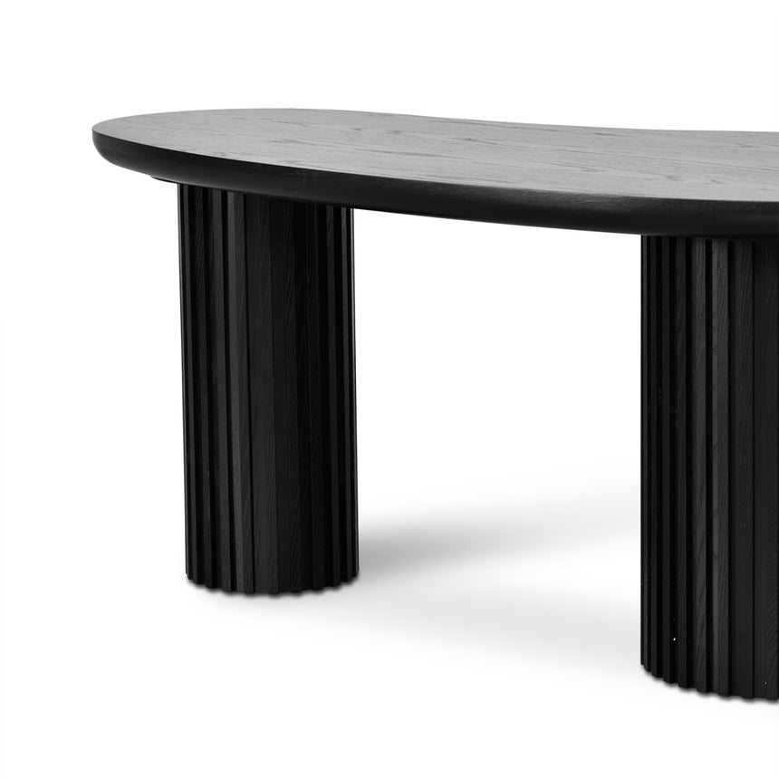 1.7m Office Desk | Black Oak | Myka Home - View 6