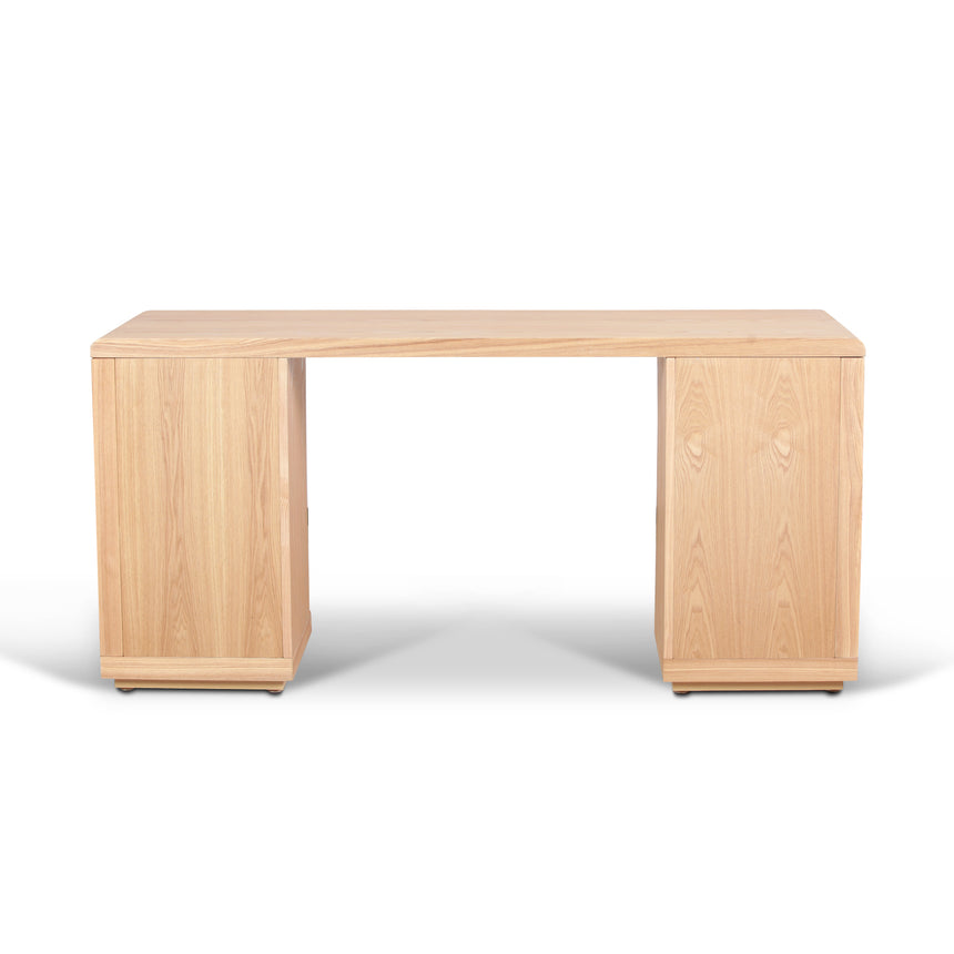 1.6m Office Desk | Natural | Myka Home - View 3