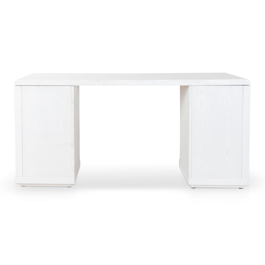 1.6m Office Desk | White | Myka Home - View 19