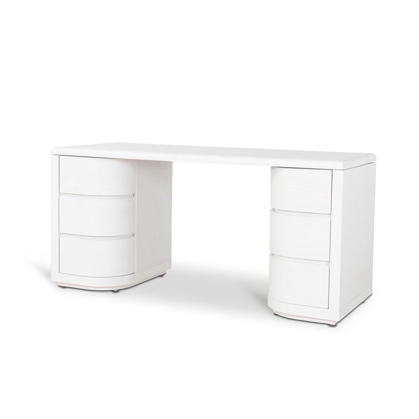 1.6m Office Desk | White | Myka Home