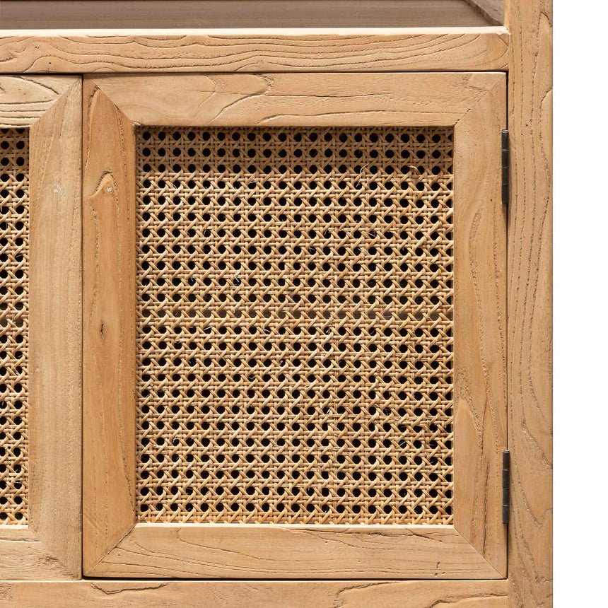 CDT66991.6m Sideboard Unit - Natural with Rattan Doors - View 7