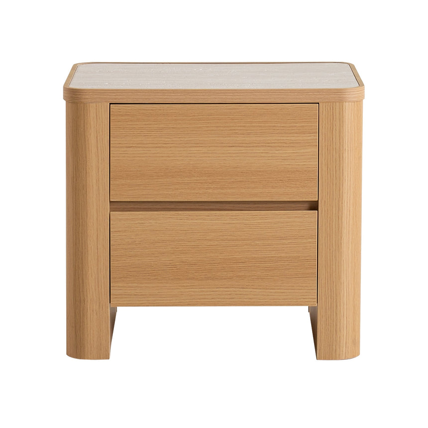 Bedside Table | Natural | Myka Home - View 2