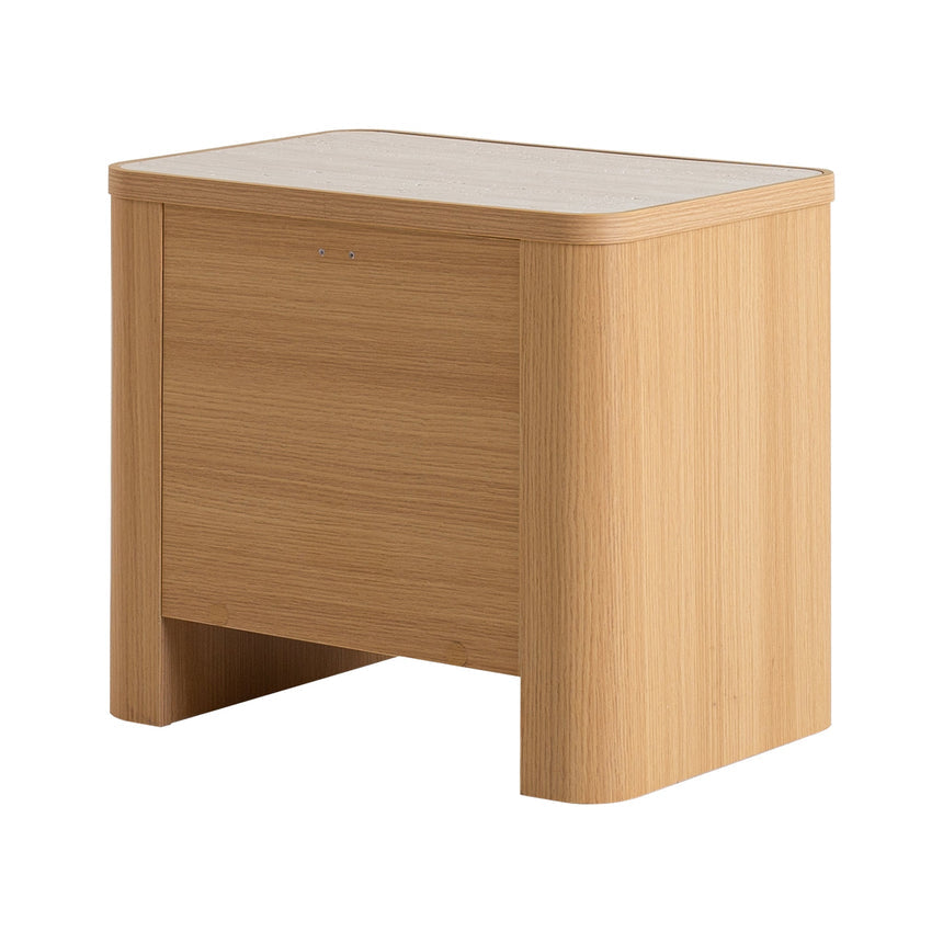 Bedside Table | Natural | Myka Home - View 3