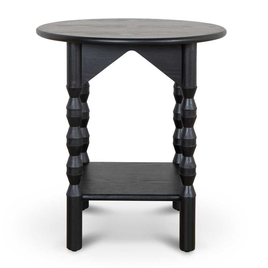 52cm Side Table | Full Black | Myka Home - View 2