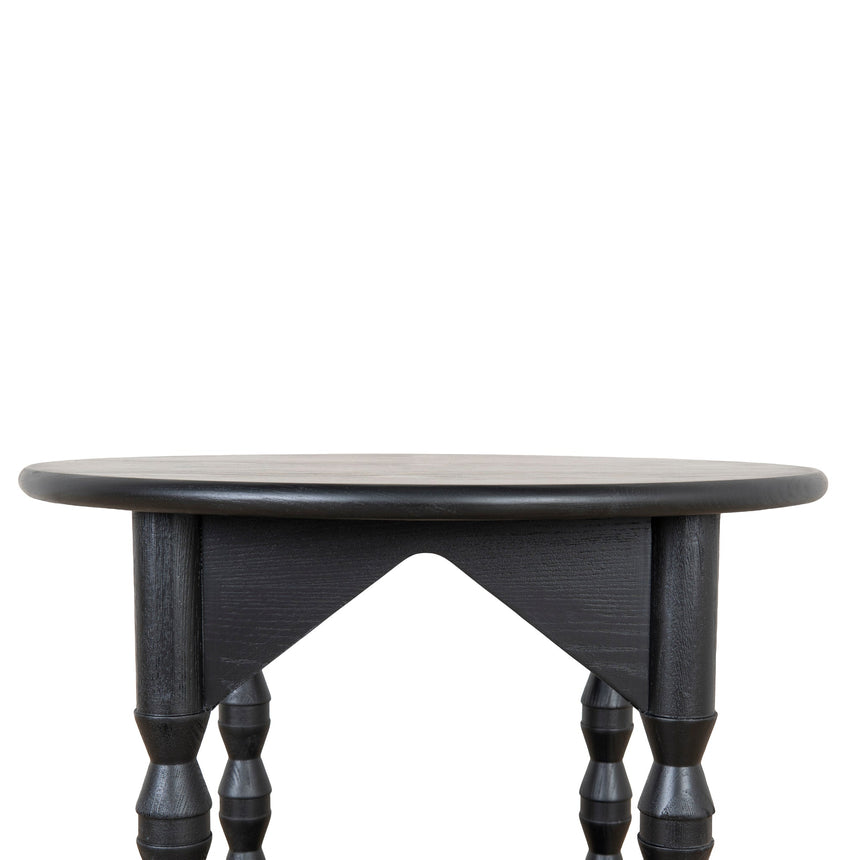 52cm Side Table | Full Black | Myka Home - View 8