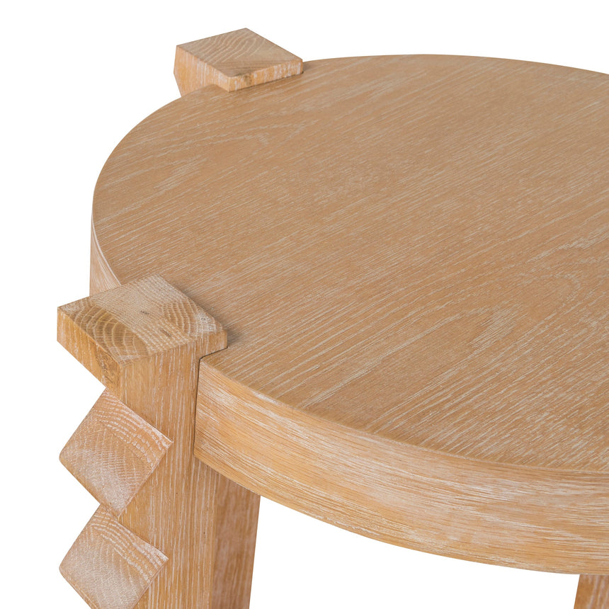 Round Side Table | Natural | Myka Home - View 10