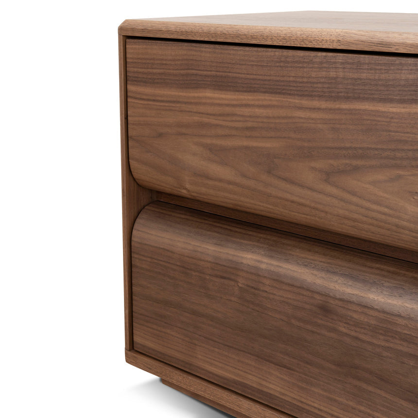 50cm Bedside Table | Walnut | Myka Home - View 17