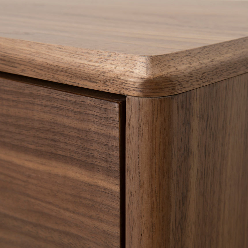 50cm Bedside Table | Walnut | Myka Home - View 11