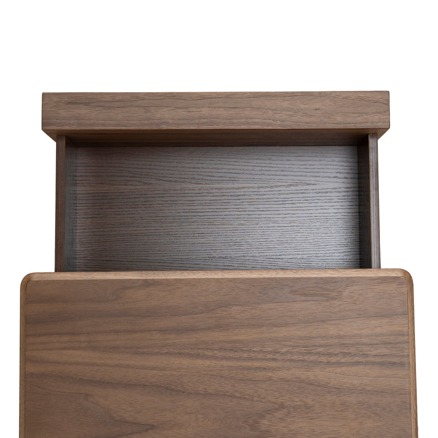 50cm Bedside Table | Walnut | Myka Home - View 16