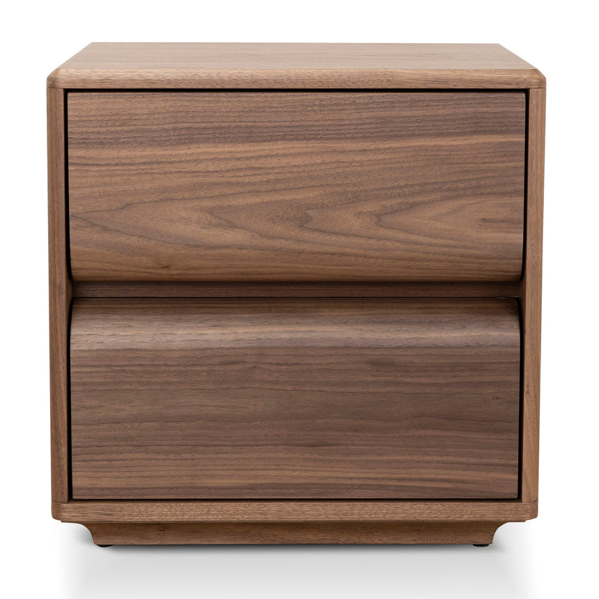 50cm Bedside Table | Walnut | Myka Home - View 2