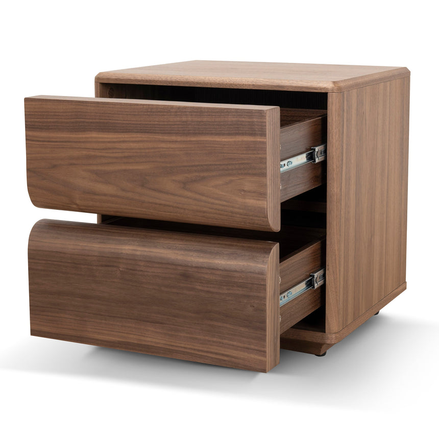 50cm Bedside Table | Walnut | Myka Home - View 8