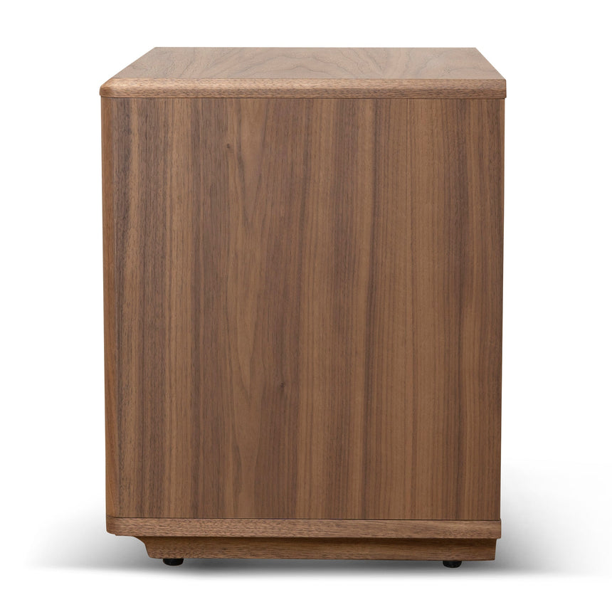 50cm Bedside Table | Walnut | Myka Home - View 3