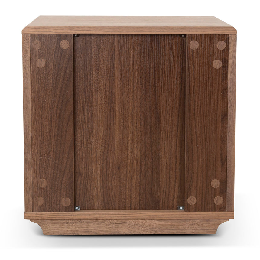 50cm Bedside Table | Walnut | Myka Home - View 6