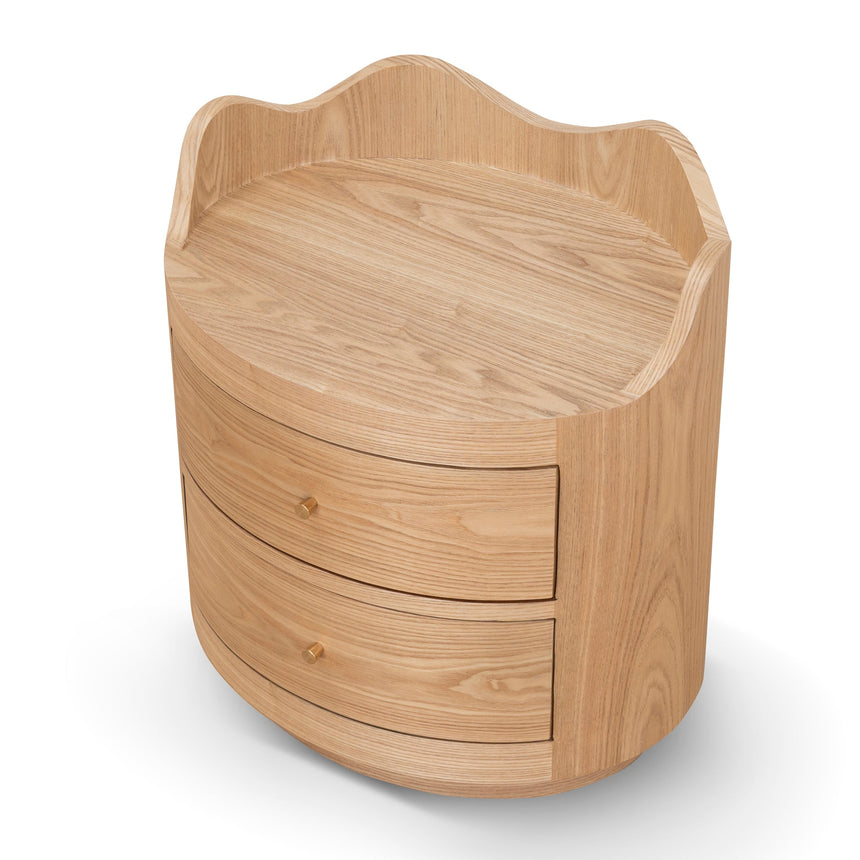 51cm Bedside Table | Natural | Myka Home - View 3