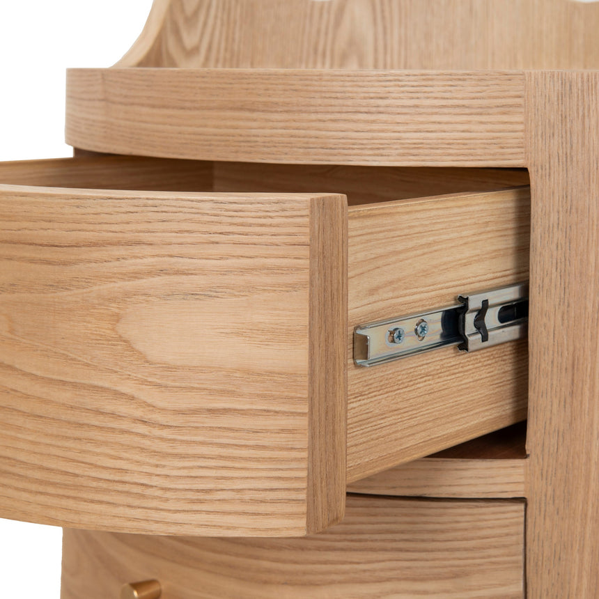 51cm Bedside Table | Natural | Myka Home - View 8
