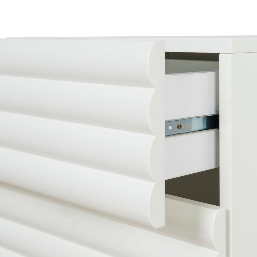 48cm Bedside Table | White | Myka Home - View 9