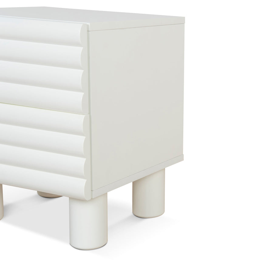 48cm Bedside Table | White | Myka Home - View 10