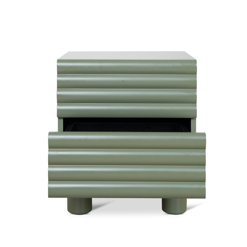 48cm Bedside Table | Green | Myka Home - View 3