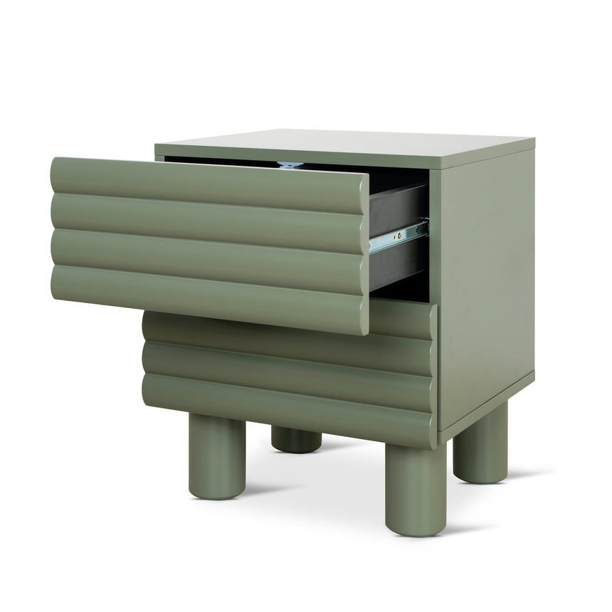 48cm Bedside Table | Green | Myka Home - View 4
