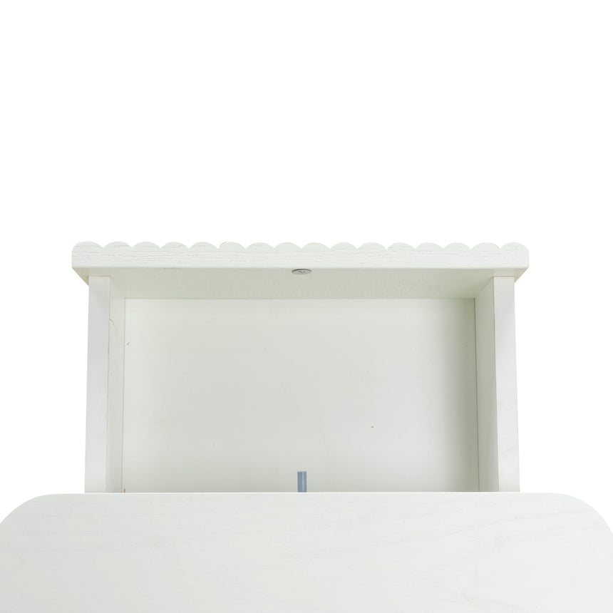 Bedside Table | Warm White | Myka Home - View 12