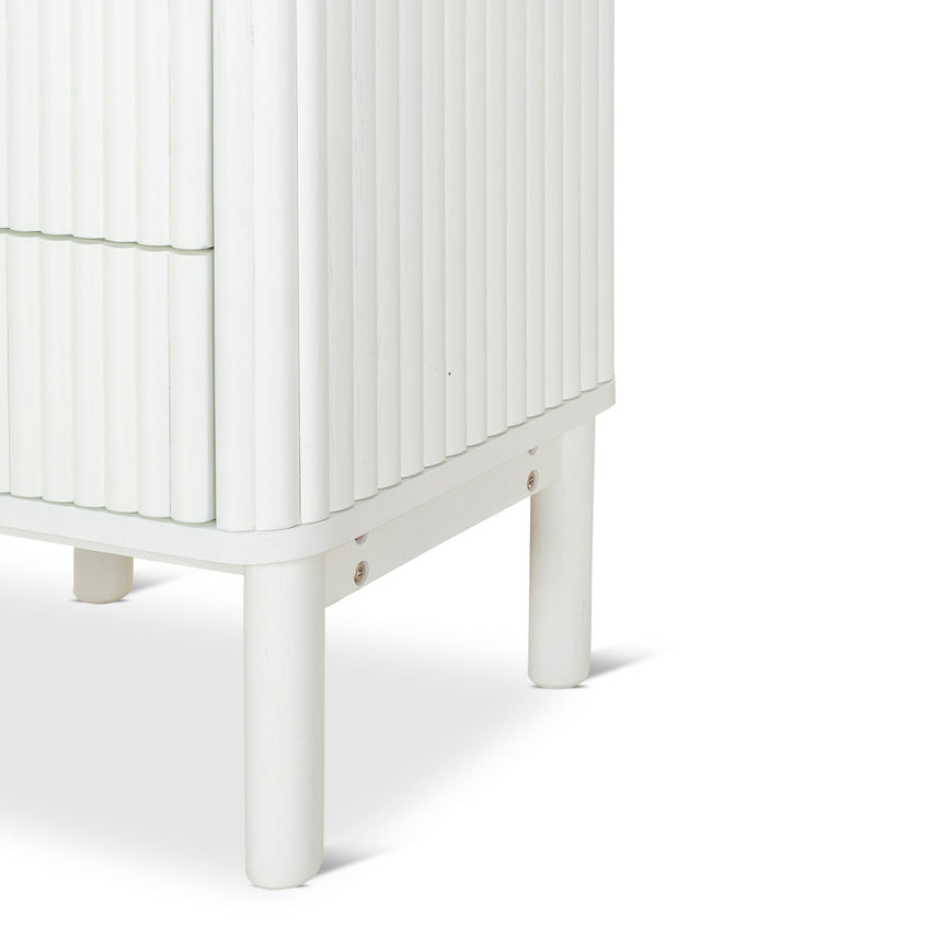 Bedside Table | Warm White | Myka Home - View 5