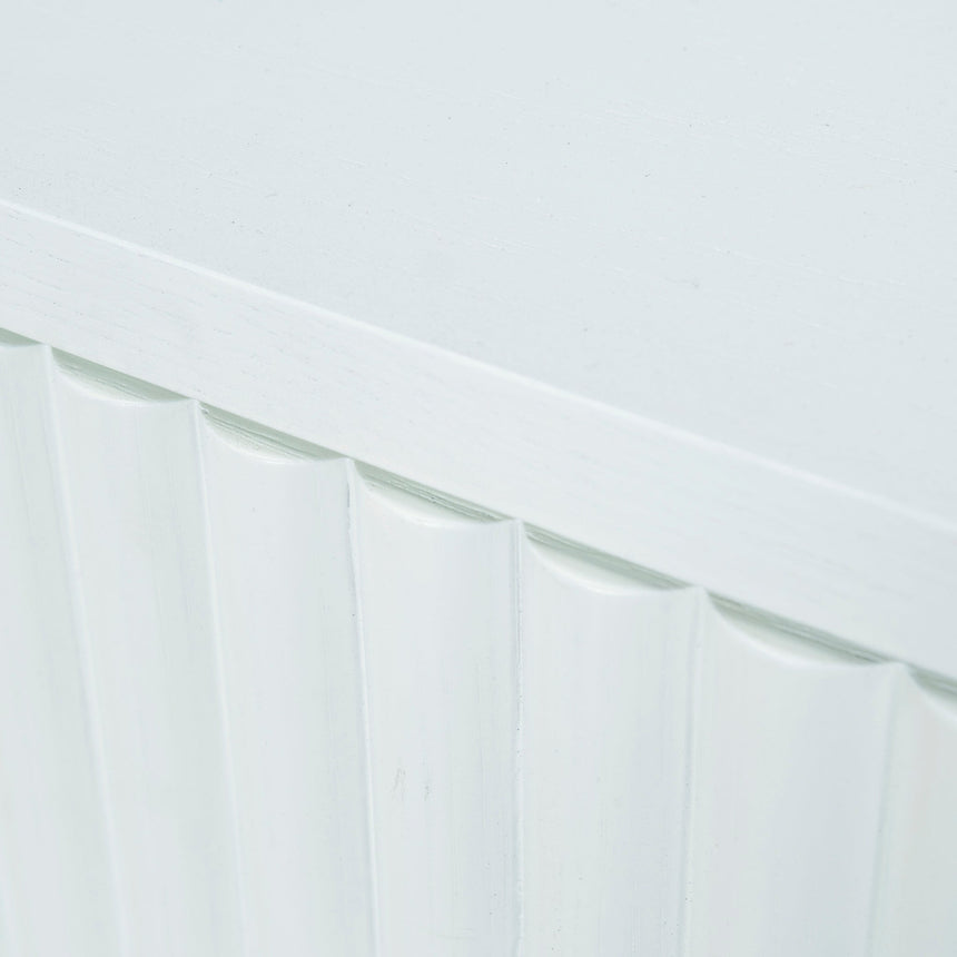 Bedside Table | Warm White | Myka Home - View 8