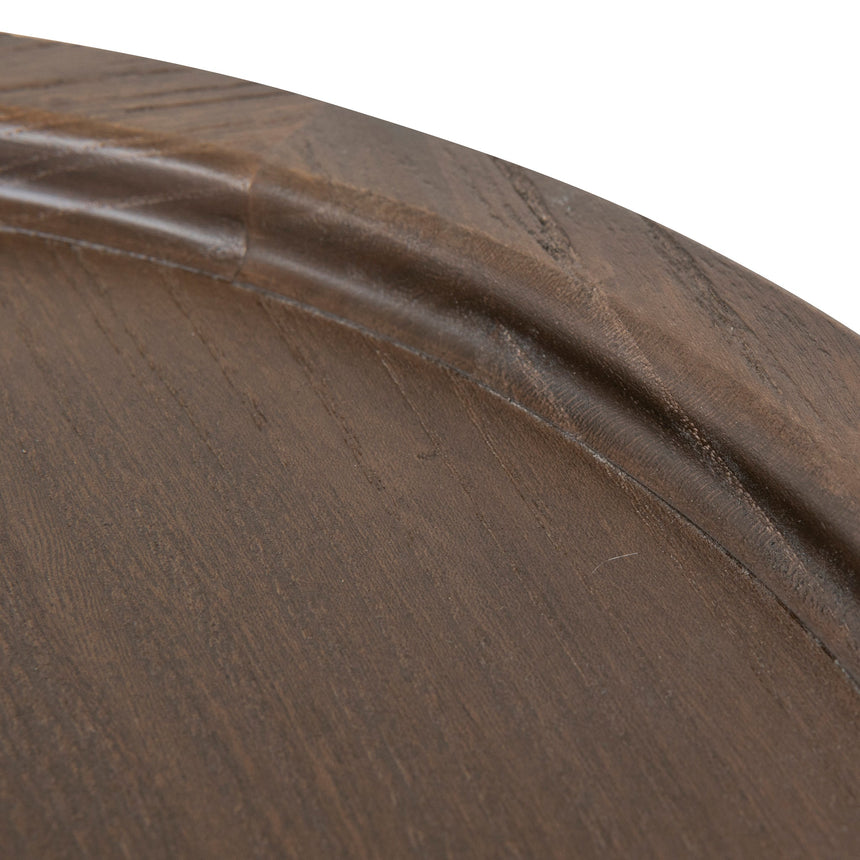 34.5cm Round Side Table | Walnut | Myka Home - View 5
