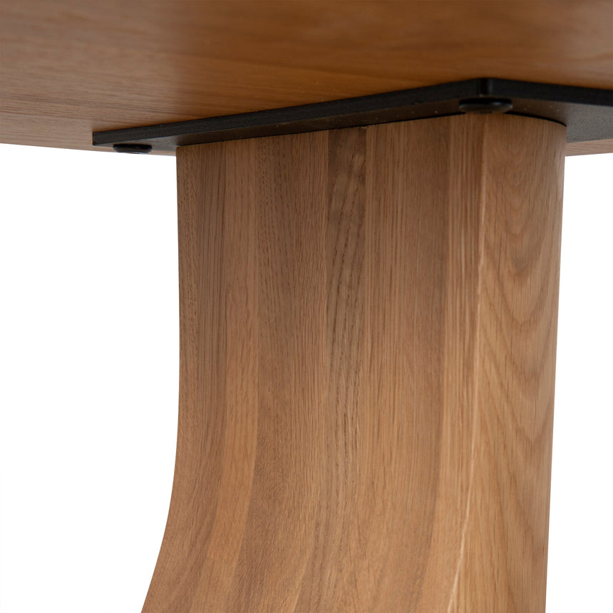 45cm Round Side Table | Natural Oak | Myka Home - View 7