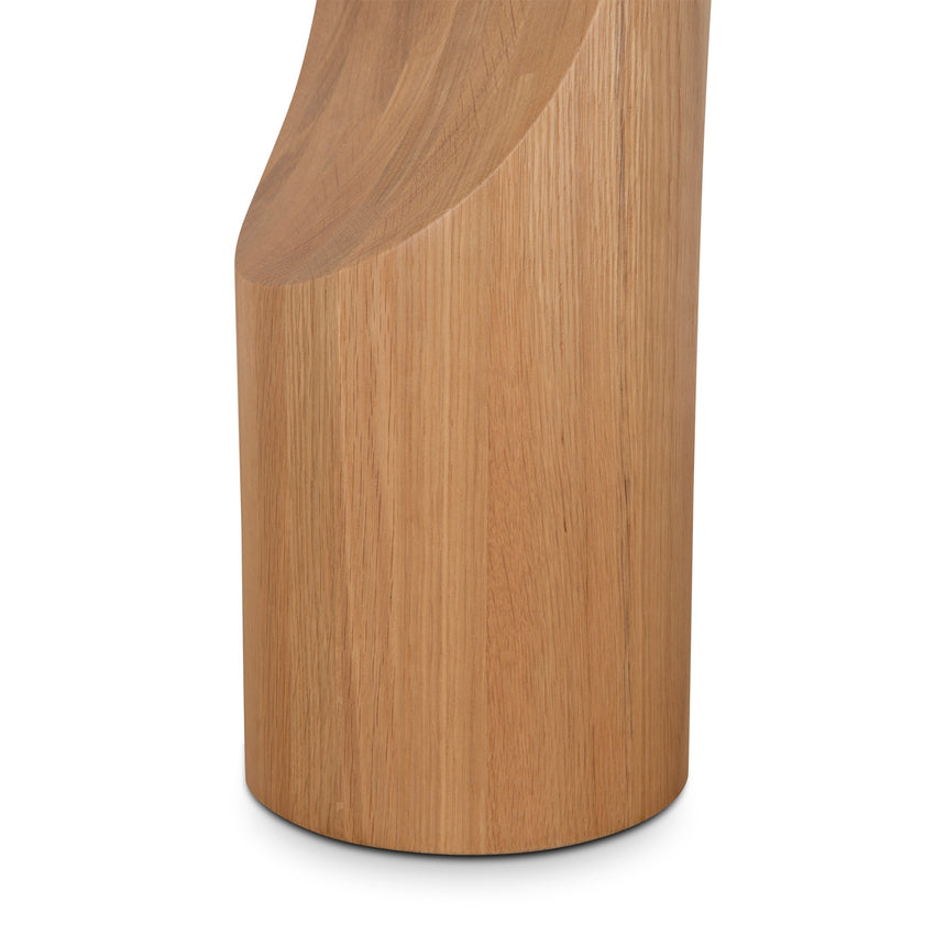 45cm Round Side Table | Natural Oak | Myka Home - View 9