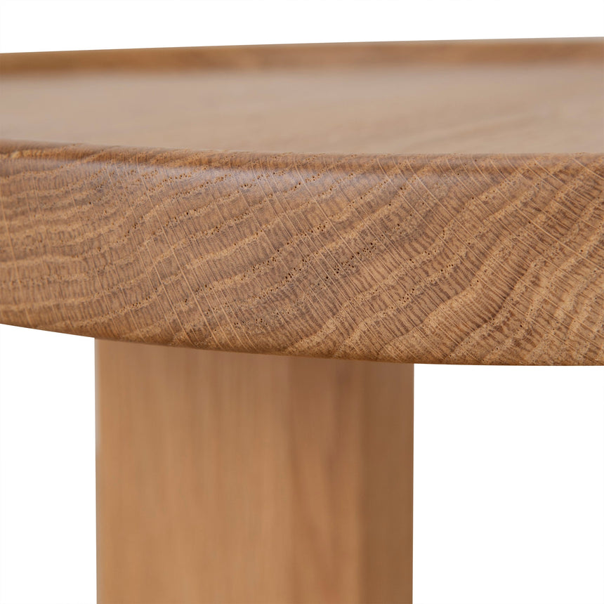 45cm Round Side Table | Natural Oak | Myka Home - View 6