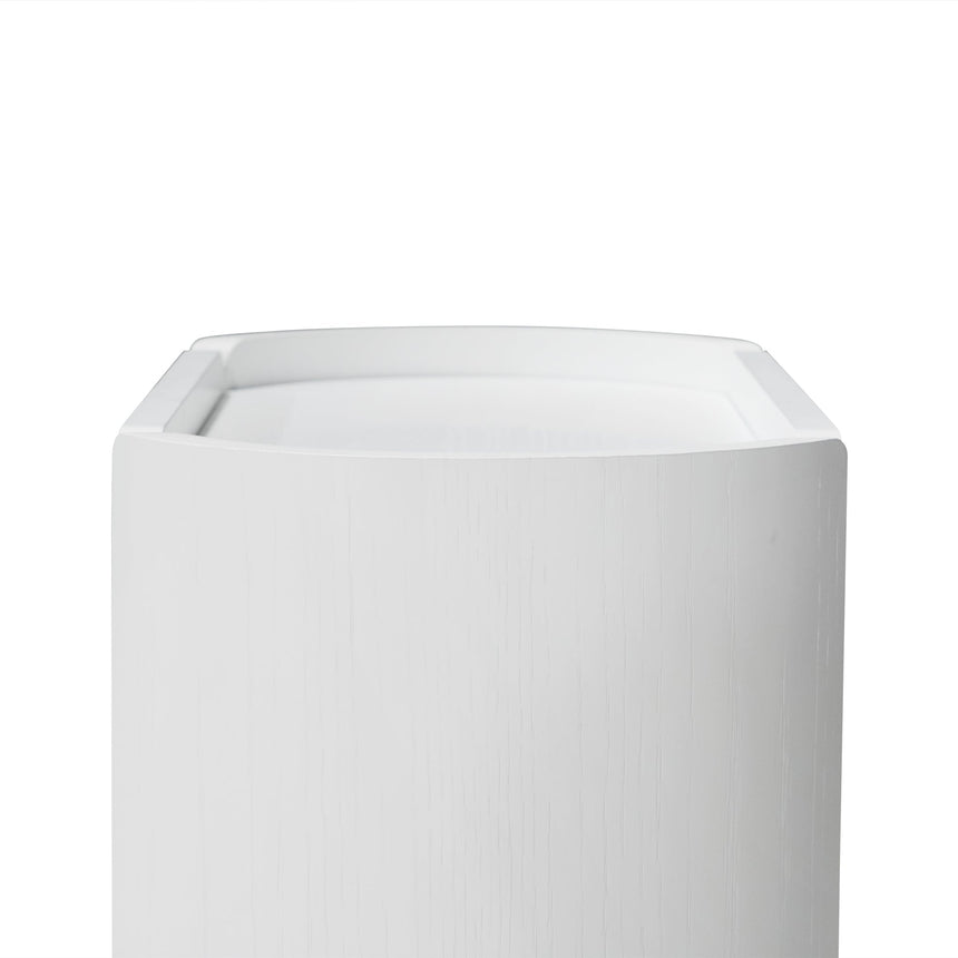 60cm Bedside Table | White Oak | Myka Home - View 7